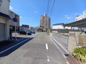 前面道路