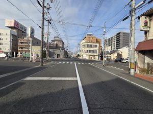 前面道路