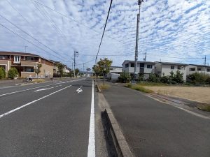 前面道路