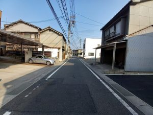 前面道路