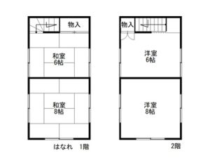 離れ-間取り